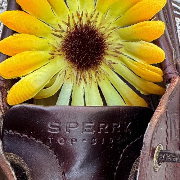 🚤 SPERRY TOP-SIDER; Men’s Dk. Brown Leather Classic Boat Loafers in Sz. 9 - NICE - Picture 6 of 10